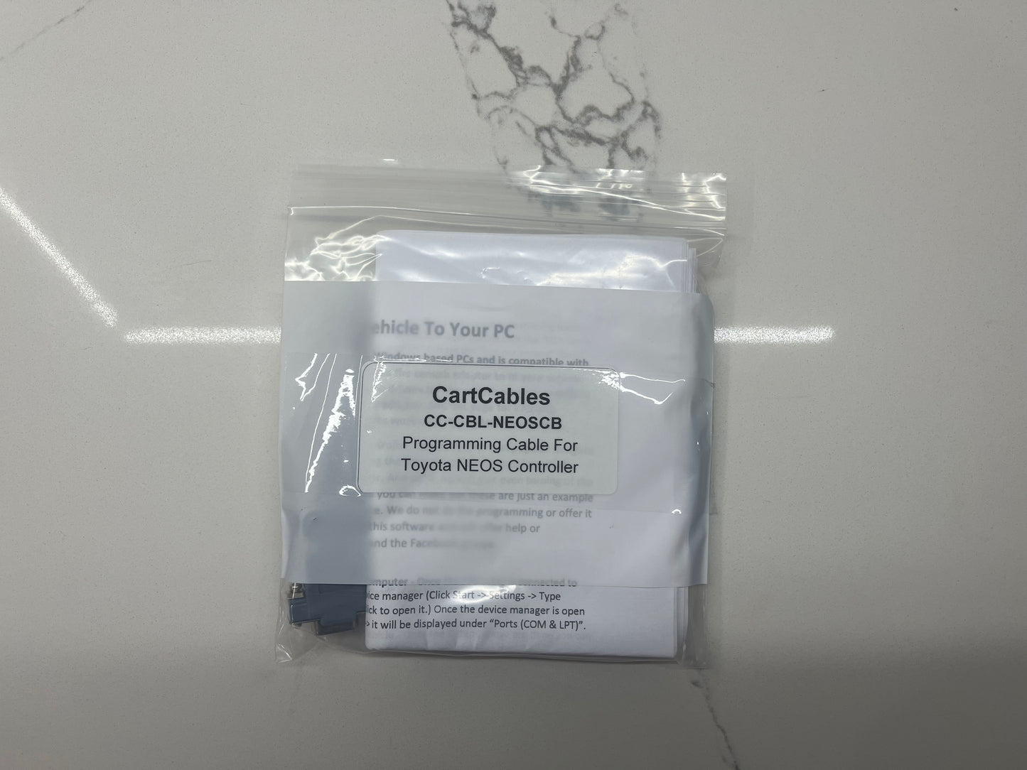 Programming Cable For NEOS Controller