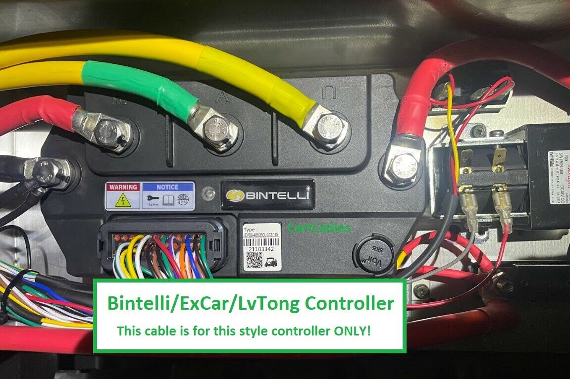 Programming Cable For 2022-2025 ExCar / Bintelli Golf Cart